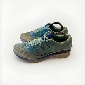 Saucony Womens Ride ISO S10444-3 Blue Running Shoes Sneakers Size 9.5